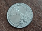 M3 C50 - Quarter dollar - sfert dolar 2015 - Blue Ridge Parkway D - America USA