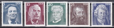 Germania RDG 1975 - Personalități, MNH foto