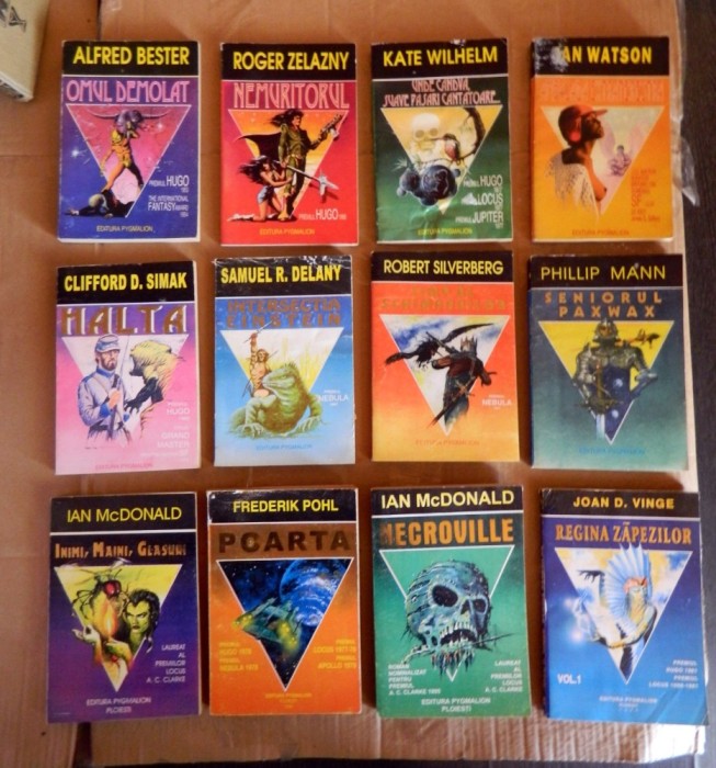 Lot 138 de cărți SF diverse colecții și edituri - Teora, Pygmalion ș.a.