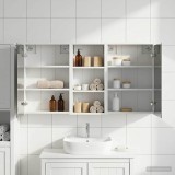 vidaXL Set dulap baie pentru 3 pcs 116 x 16 x 62,5 cm Lemn compozit 3403808