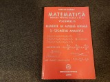 Matematica.Manual pentru clasa a XI-a ALGEBRA LINIARA 2004 / Mircea Ganga