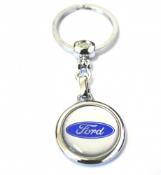 Breloc Premium metal inoxidabil compatibil Ford multicolor foto