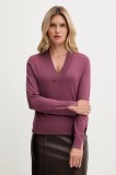 United Colors of Benetton pulover culoarea violet, light, 1W2AD4034