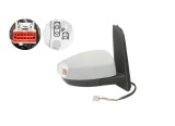 Oglinda exterioara Ford C-Max, 11.2010-, partea Dreapta, culoare sticla crom, sticla convexa, cu carcasa grunduita, cu incalzire, ajustare electrica,