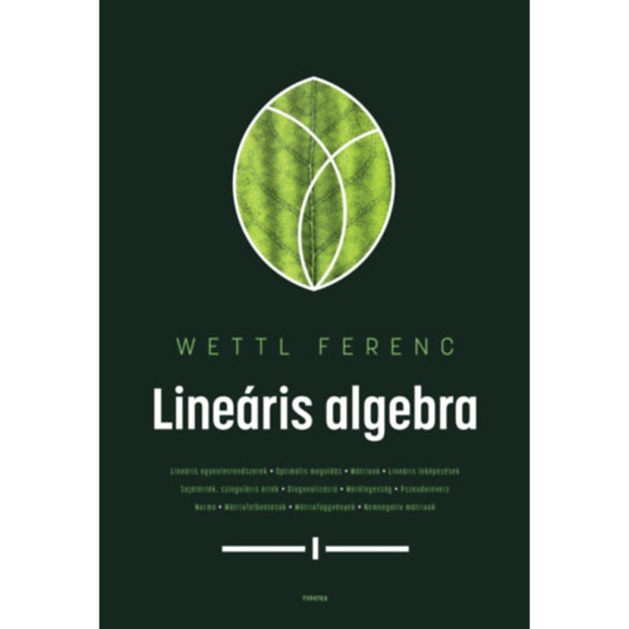 Line&aacute;ris algebra - Wettl Ferenc