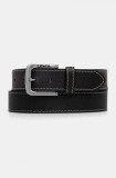 Levi&#039;s curea de piele culoarea negru, 000I6-0000