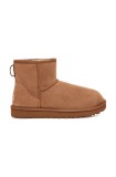 UGG cizme de zăpadă din piele &icirc;ntoarsă Classic Mini II femei, culoarea: maro 1016222.CHE