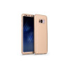Husa GloMax FullBody Auriu pt Samsung Galaxy S8 Plus cu folie de sticla inclusa