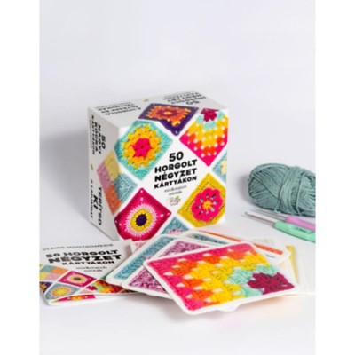 50 horgolt n&amp;eacute;gyzet k&amp;aacute;rty&amp;aacute;kon - Mix&amp;amp;match mint&amp;aacute;k - Claire Montgomerie foto