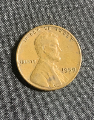 Moneda One Cent 1959 USA foto