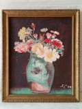Flori &icirc;ntr-o vază, Nicolae Tonitza (1886&ndash;1940), U/C, 38,1x32,1cm, certificat si evaluat