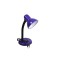 Mini lampa de birou cu talpa,soclu bec E27 - Mov