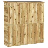 Cumpara ieftin Sopron de gradina pentru scule, 163x50x171 cm, lemn masiv pin
