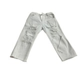 Pantaloni copil , fetita , culoarea alb , marimea 80 cm
