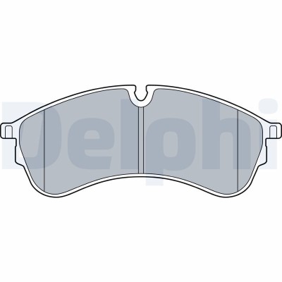 DELPHI LP3545 set placute frana,frana disc foto