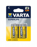 Baterie Varta SuperLife C R14 1,5V zinc carbon set 2 buc.