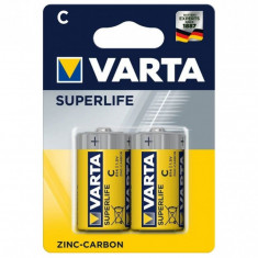 Baterie Varta SuperLife C R14 1,5V zinc carbon set 2 buc.