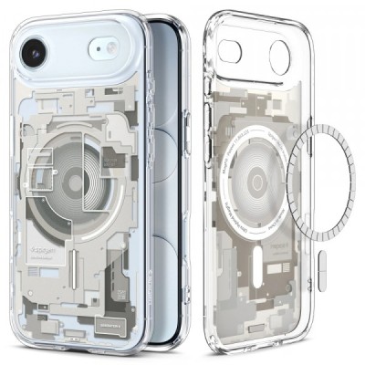 Husa MagSafe pentru Apple iPhone 17 Air, Spigen, Ultra Hybrid Zero One, Bej foto