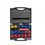 Set conectori electrici si cleste sertizat, 551 piese