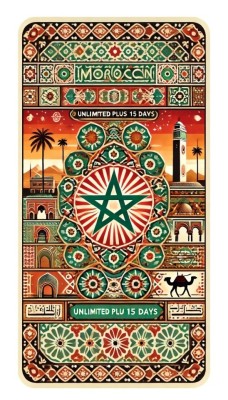 eSIM Morocco, Unlimited Plus, 15 Days foto