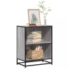 VidaXL Bibliotecă, gri sonoma, 60x35x76 cm, lemn prelucrat 849102