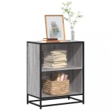 Gossi biblioteca, gri sonoma, 60x35x76 cm, lemn prelucrat