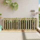 Pat &icirc;nălțat grădină design gard 200x50x70 cm lemn impregnat pin