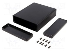 Carcasa HAMMOND aluminiu neagra 1455 X 103mm Y 120mm Z 30mm foto