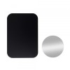 Sticker Metalic OEM pentru suport auto magnetic, Set 2 bucati, Negru, Universal