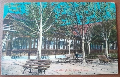 Carte postala, Baile Govora, 1924 foto