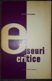Matei Calinescu - Eseuri Critice (1967) - Editura pt. Literatura, Autograf + Dedicatie, Stare Foarte Buna