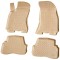 Set de 4 covorase bej cauciuc 3D stil tavita premium pentru VW Passat B5 din 1996-2005