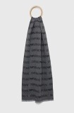Emporio Armani sal de lana culoarea gri, modelator