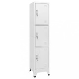 VidaXL Dulap vestiar cu 3 compartimente, 38x45x180 cm