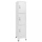 Gossi dulap vestiar cu 3 compartimente, 38x45x180 cm