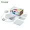Kit 9 Panouri luminoase inteligente Nanoleaf Canvas cu senzor muzica, LED RGBW, Wi-Fi, Control tactil, Control de pe telefonul mobil SmartElectro Inte