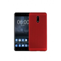 Husa Nokia 6 Plastic Mesh Red