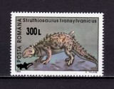 Cumpara ieftin ✅ RO 2001 LP 1559 ," Animale preistorice - supratipar "reptile" / 1994 " , serie ,MNH