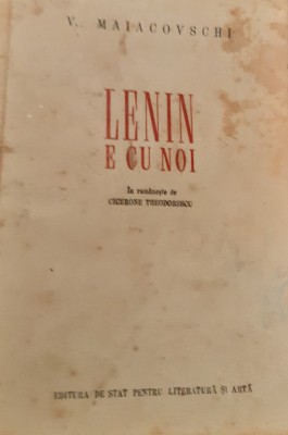 LENIN E CU NOI V MAIAKOVSKI foto