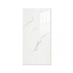 Set 10 placi tapet, flippy, 60 x 30 cm, grosime 1.5 mm, din pvc, model imitatie de marmura, suprafata acoperita 1.8 mp, alb