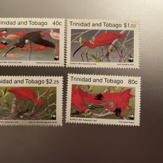 Trinidad - Serie timbre pasari, fauna nestampilate MNH