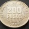 Moneda exotica 200 PESOS - COLUMBIA, anul 2008 *cod 4013