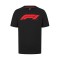 Formula 1 tricou de bărbați Logo black F1 Team 2025 - XL
