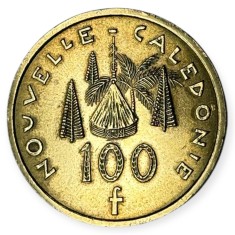 NOUA CALEDONIE 100 FRANCI CFP 2016 , KM 15a [1] XF +