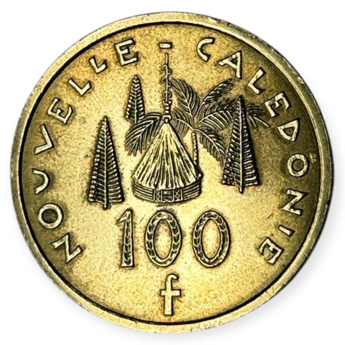 NOUA CALEDONIE 100 FRANCI CFP 2016 , KM 15a [1] XF +