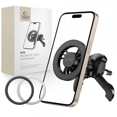 Suport Auto Magnetic Tech-Protect N56 Vent, Universal, Negru foto