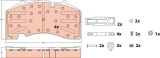 Set placute frana frana disc