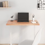 VidaXL Blat de masă maro 80x40x(2-4) cm, lemn masiv stejar tratat