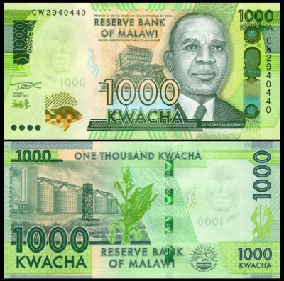 Malawi 2021 - 1000 kwacha UNC foto