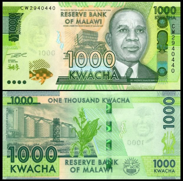 Malawi 2021 - 1000 kwacha UNC